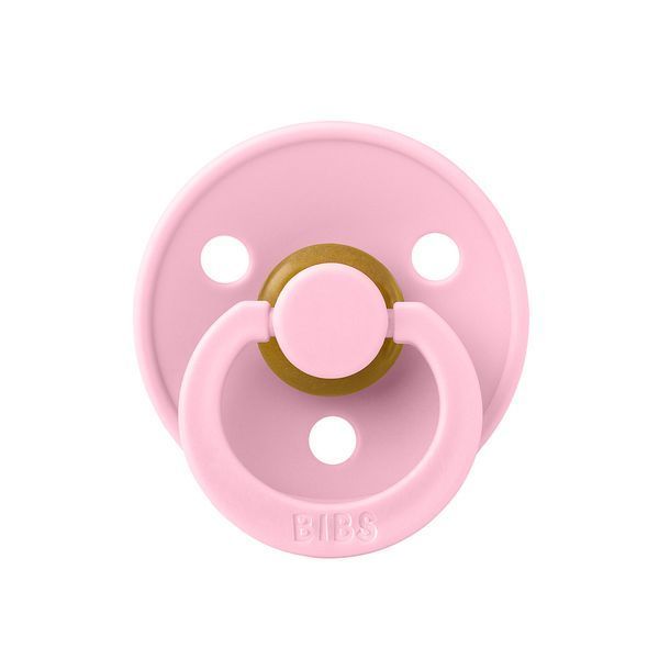 Соска пустушка BIBS Pacifier Colour Latex Size 1 Baby Pink  500000110 фото