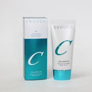 Зволожуючий сонцезахисний крем з колагеном Enough Collagen 3Х Moisture Sun Cream SPF50+/PA+++ 50ml 100000779 фото