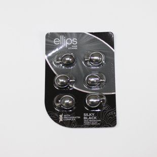 Капсули для волосся Ellips з прокератиновим компексом для надання шовоковистості волоссю, блістер 6 шт ellips-03 фото