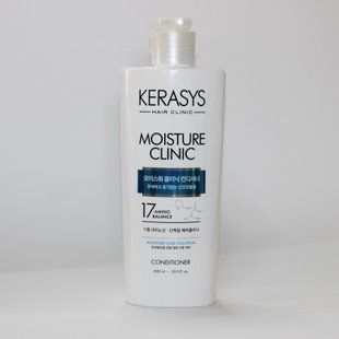 Зволожуючий кондиціонер для волосся Kerasys Moisture Clinic Plus Rinse, 600 мл ker-01 фото