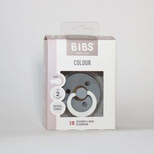 Соска пустушка BIBS Pacifier Colour Latex Size 2 Cloud GLOW 500000077 фото