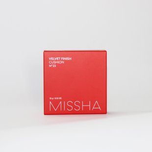 Вельветовий матуючий кушон Missha Velvet Finish Cushion SPF50+/PA+++, 23 тон натуральний Missha-07 фото