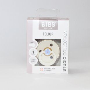 Соска пустушка BIBS Pacifier Studio Colour Jasmine Latex Size 1 Blush 500000111 фото