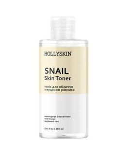 Тонер для обличчя з муцином равлики Hollyskin Snail Skin Toner 250ml 100000682 фото