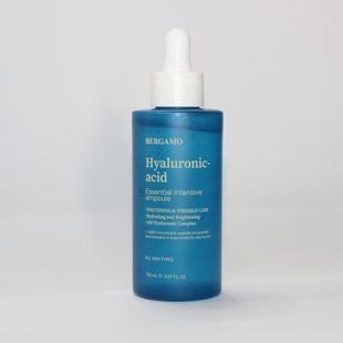 Зволожуюча сироватка для обличчя з гіалуроновою кислотою Bergamo Hyaluronic Acid Essential Intensive Ampoule, 150 мл bergamo-09 фото