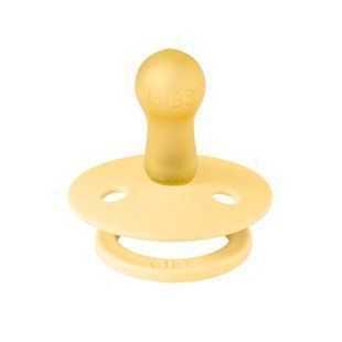 Соска пустушка BIBS Pacifier Colour Latex Size 2 Pale Butter 20261204598 фото