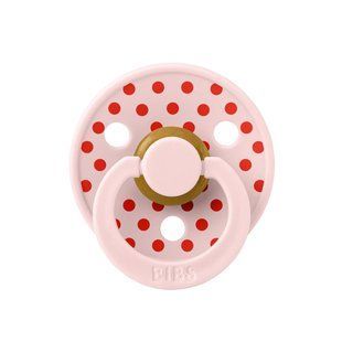 Соска пустушка BIBS Pacifier Studio Colour Polka Small Latex Size 1 Blossom Candy Apple 20261204248 фото