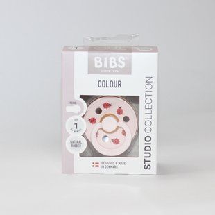 Дитяча соска Bibs, розмір 1, 0-6 місяців, рожева bibs-42 фото