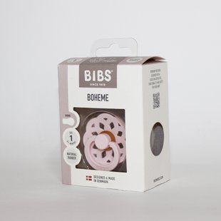 Соска пустушка BIBS Pacifier Boheme Latex Size 1 Blossom 500000085 фото