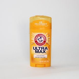 Твердий дезодорант-антипеспірант універсальний Arm & Hammer Ultra Max, без аромату, 73 г arm-04 фото