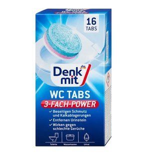 Засіб для видалення сечового каменю Denkmit WC Tabs 16 шт 20261203081 фото