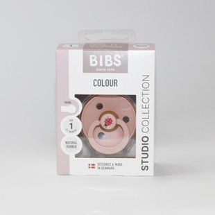 Соска пустушка BIBS Pacifier Studio Colour Ladybug Latex Size 1 Blush 500000112 фото