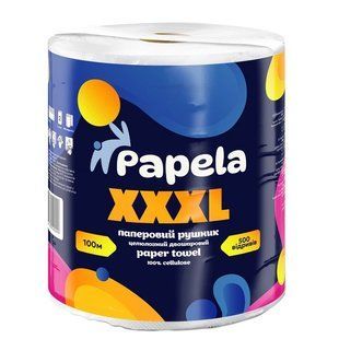 Паперові рушники Papela 100 м, 500 відривів 20261203505 фото