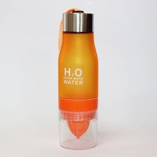 Пляшка для води із соковижималкою H2O Water Bottle 650мл., різні кольори 700000018 фото