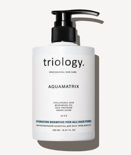 Зволожувальний шампунь для всіх типів волосся Triology Aquamatrix 500 ml 20261204456 фото