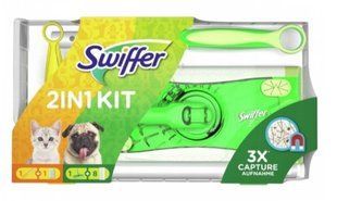 Набір Swiffer швабра, 8 сухих серветок та щітка-магніт 20261203606 фото