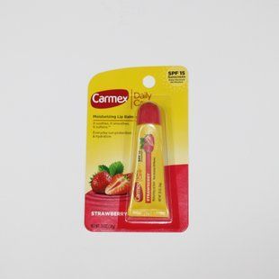 Зволожуючий бальзам для губ з ароматом полуниці Carmex SPF15, 10 г carmex-01 фото