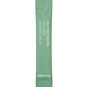Заспокійлива нічна маска для обличчя FarmStay Tea Tree Biome Calming Sleeping Pack 4ml 20261203207 фото