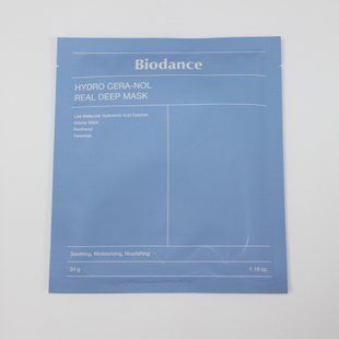 Нічна гідрогелева маска з керамідами Biodance Hydro Cera-nol Real Deep Mask, 1 шт Biodance-01 фото