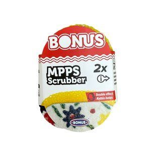 Пластикові губки для посуду Bonus scourer 2 шт 20261204163 фото