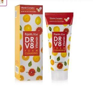 Мультивітамінна очищаюча пінка для вмивання FARMSTAY DR-V8 VITAMIN FOAM CLEANSING 100ml 20261203663 фото