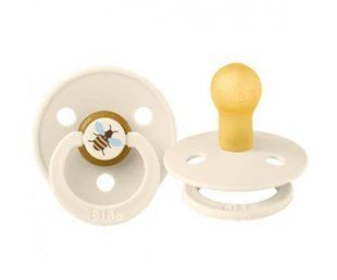 Соска пустушка BIBS Pacifier Studio Colour Bumblebee Latex Size 1 Ivory 500000099 фото
