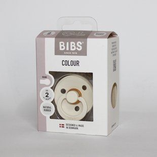Соска пустушка BIBS Pacifier Colour Latex Size 2 Vanilla 500000103 фото