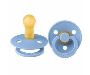 Соска пустушка BIBS Pacifier Colour Latex Size 1 Sky Blue 20261203619 фото