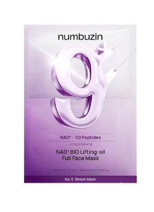 Маска для обличчя NUMBUZIN No. 9 NAD Bio Lifting-sil Full Face Pack Sheet (1ea) 20261203318 фото