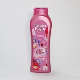 Ароматний гель для душу Tulipan Negro Вишня Фрезія, 650 мл tulip-01 фото