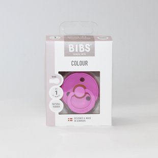 Соска пустушка BIBS Pacifier Colour Latex Size 1 Baby Pink 500000107 фото