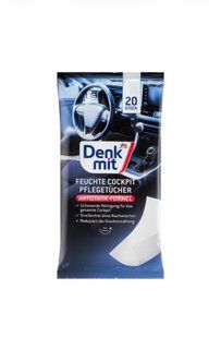Вологі серветки для догляду за автомобілем Denkmit 20 шт 20261203328 фото