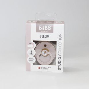 Соска пустушка BIBS Pacifier Studio Colour Bumblebee Latex Size 2 Mushroom 500000116 фото