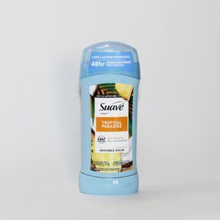 Твердий жіночий дезодорант Suave з тропічних фруктів, 74 г suave-07 фото